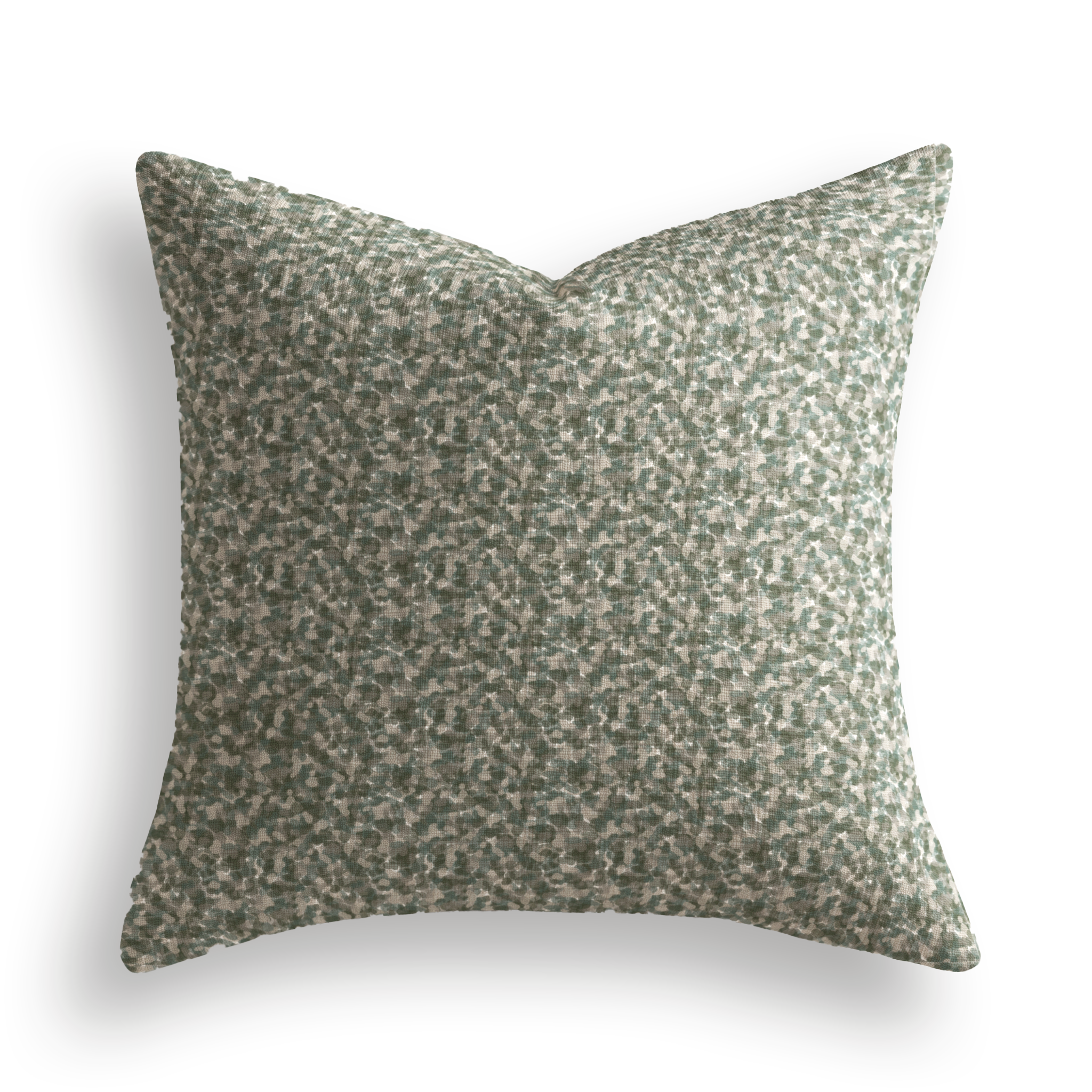 Tortoise Throw Pillow in Fig by Emily Daws — Fauna Collection, made-to-order on Belgian linen
