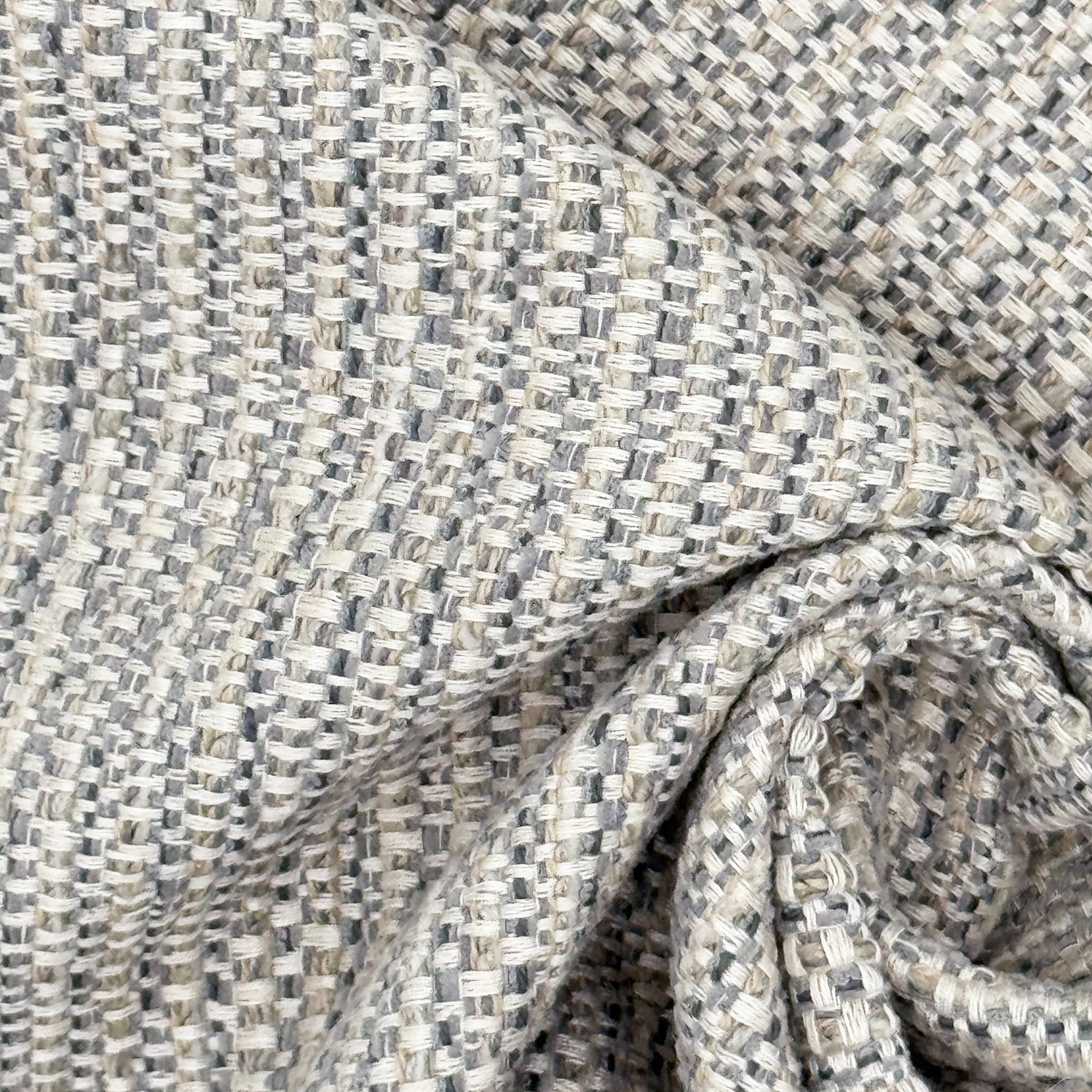 Tweed Fabric in River Rock