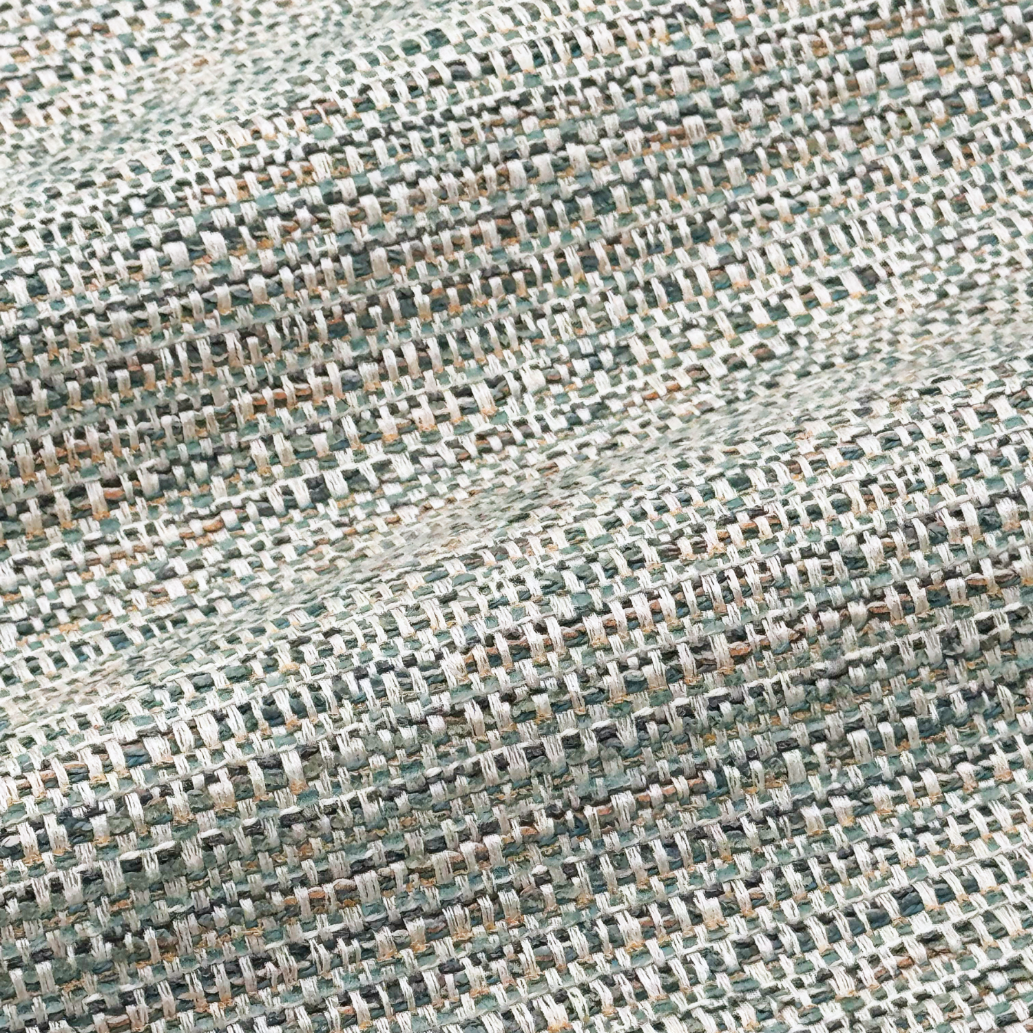 Tweed Fabric in Saltwater