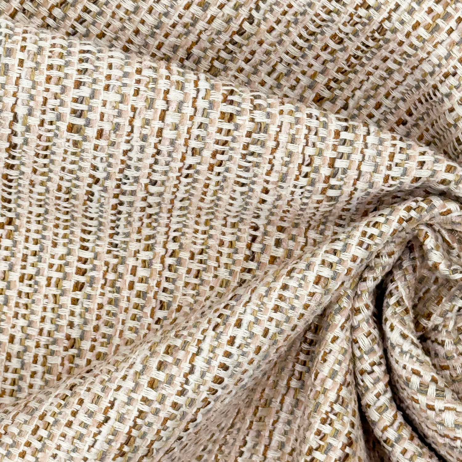 Tweed Fabric in Sunset