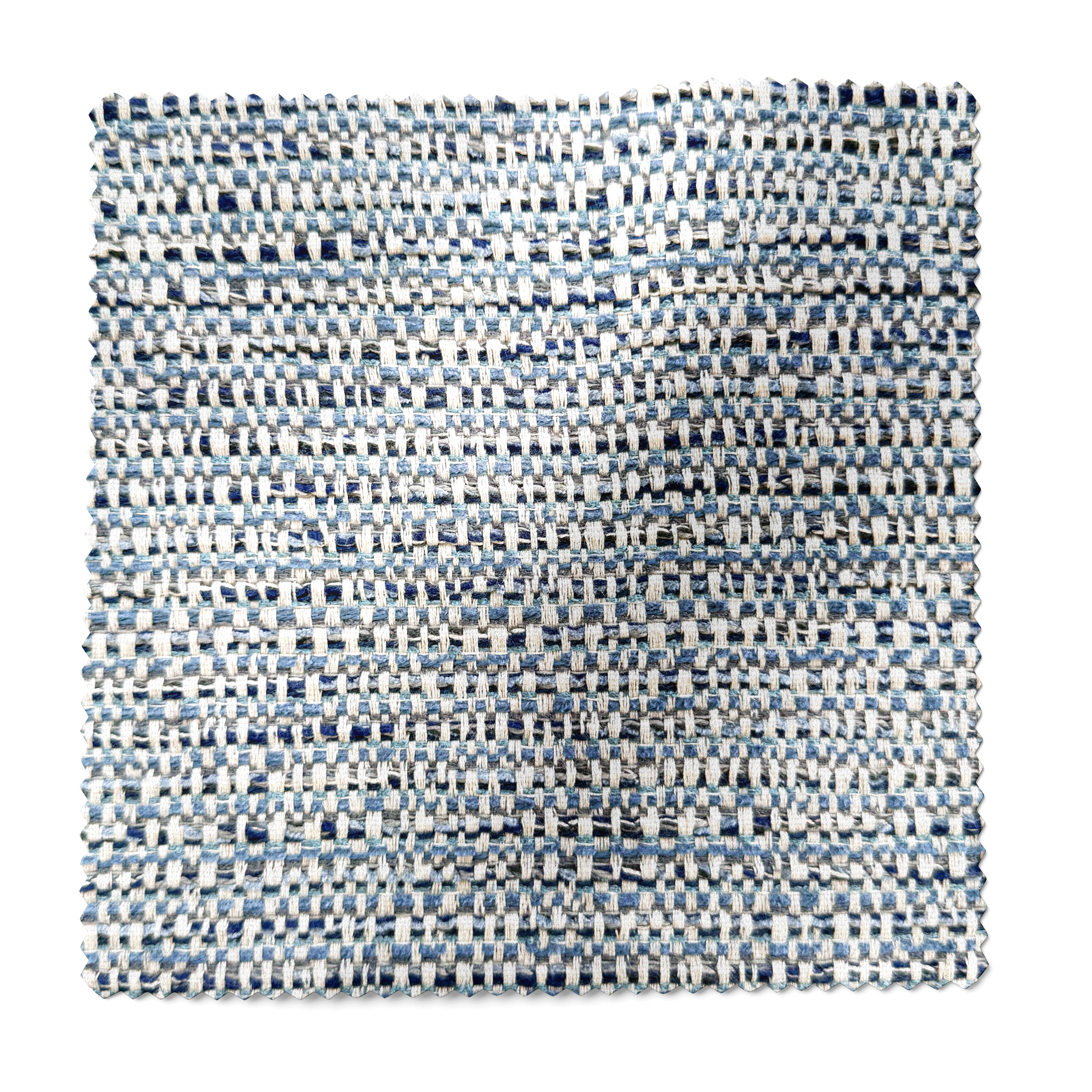 Tweed Fabric Swatch in Bluebird