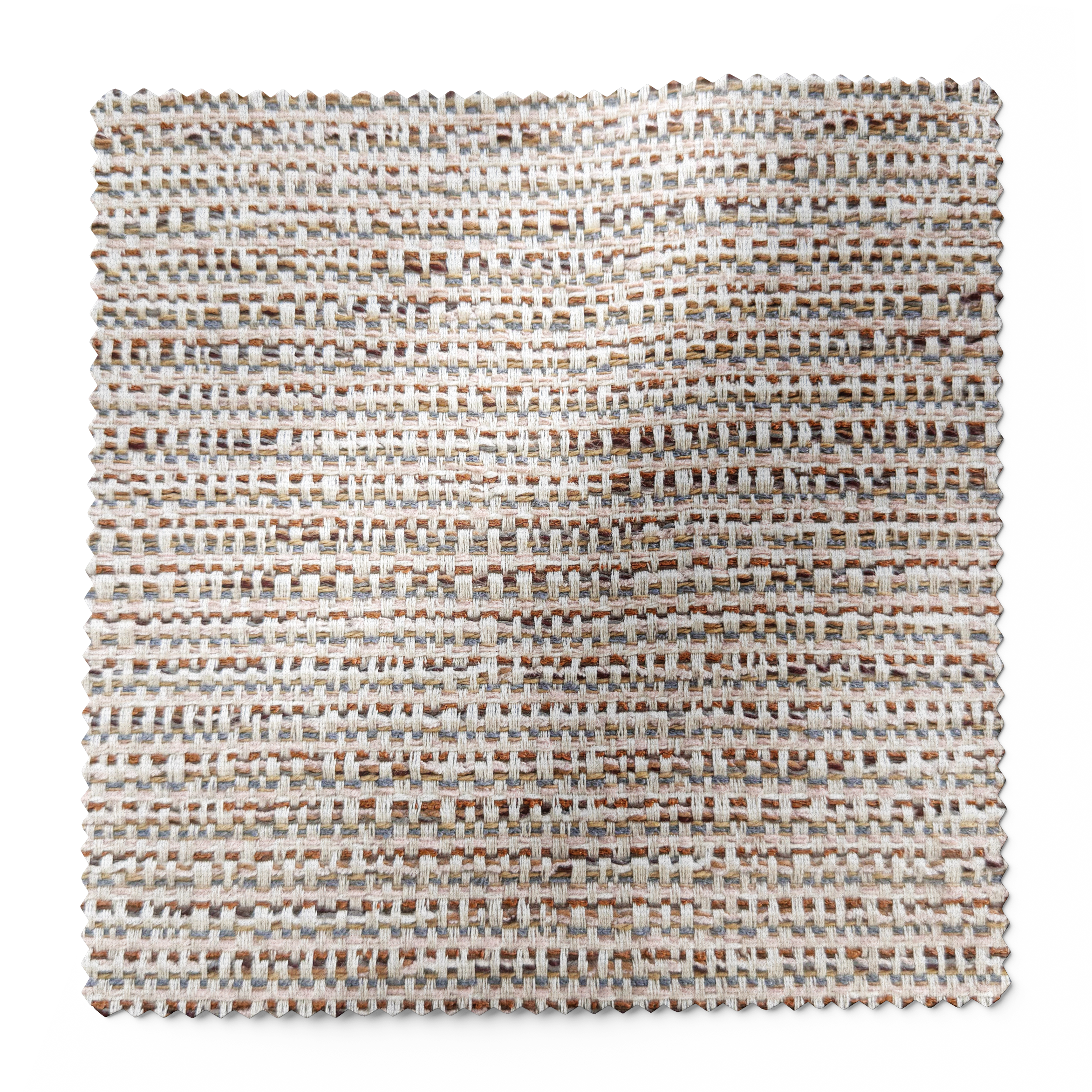 Tweed Fabric Swatch in Sunset