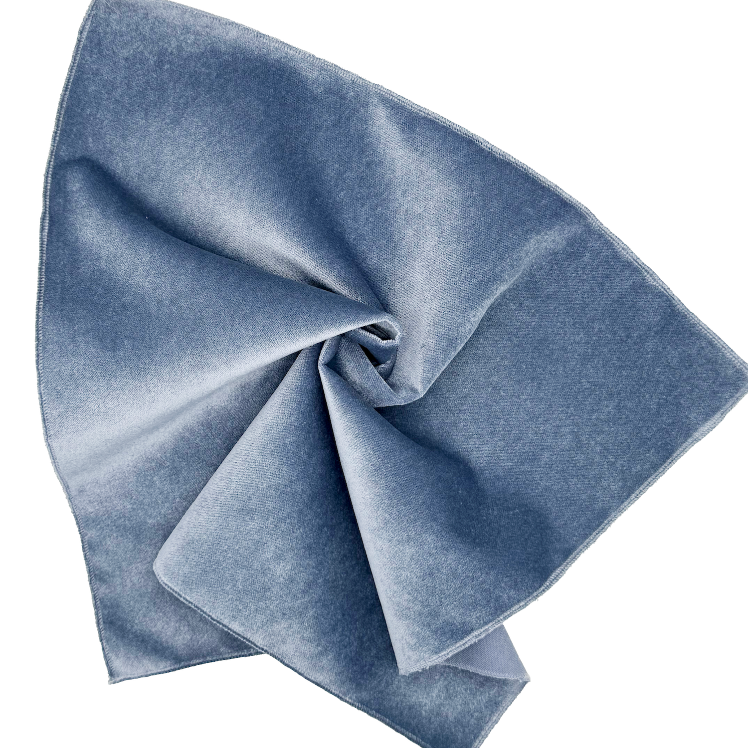 Velvet Fabric in Denim