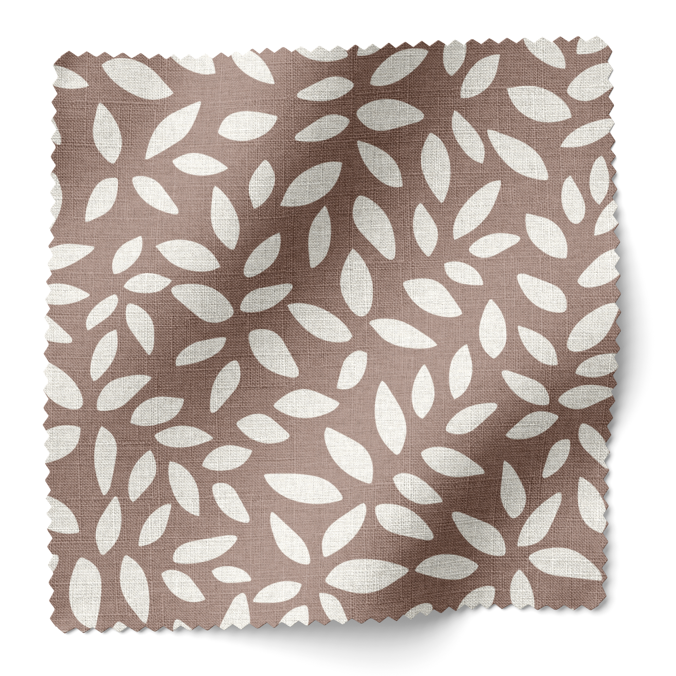 Wadmalaw fabric swatch in Tea by Emily Daws — 6x6 Belgian linen sample, Sea Island Collection