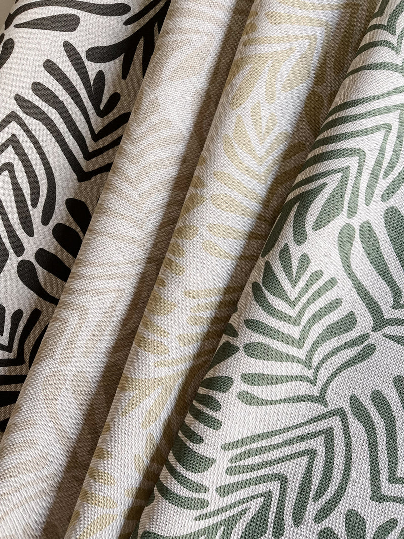 Frond Fabric in Truffle