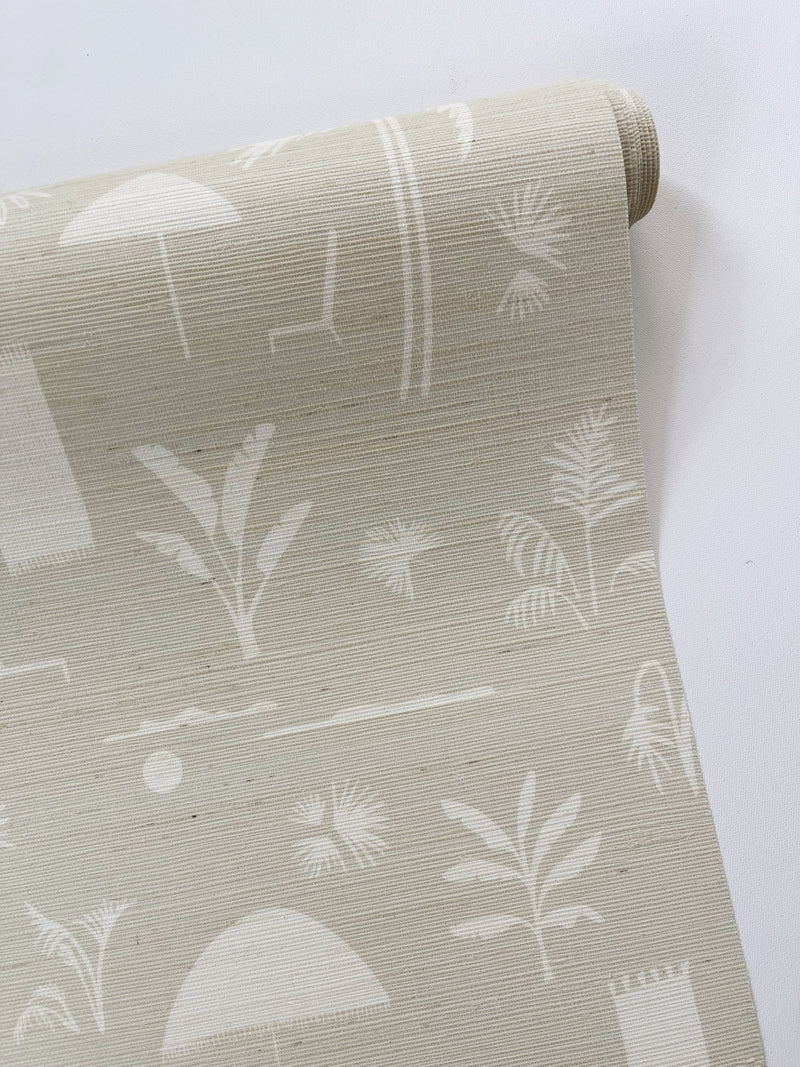 Folly Toile Grasscloth #7033