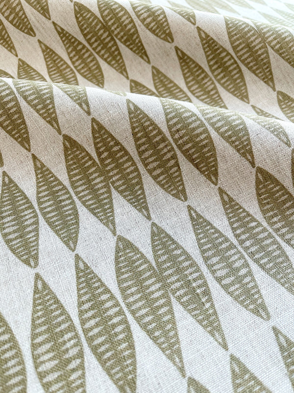 Leaflette Fabric in Lemongrass