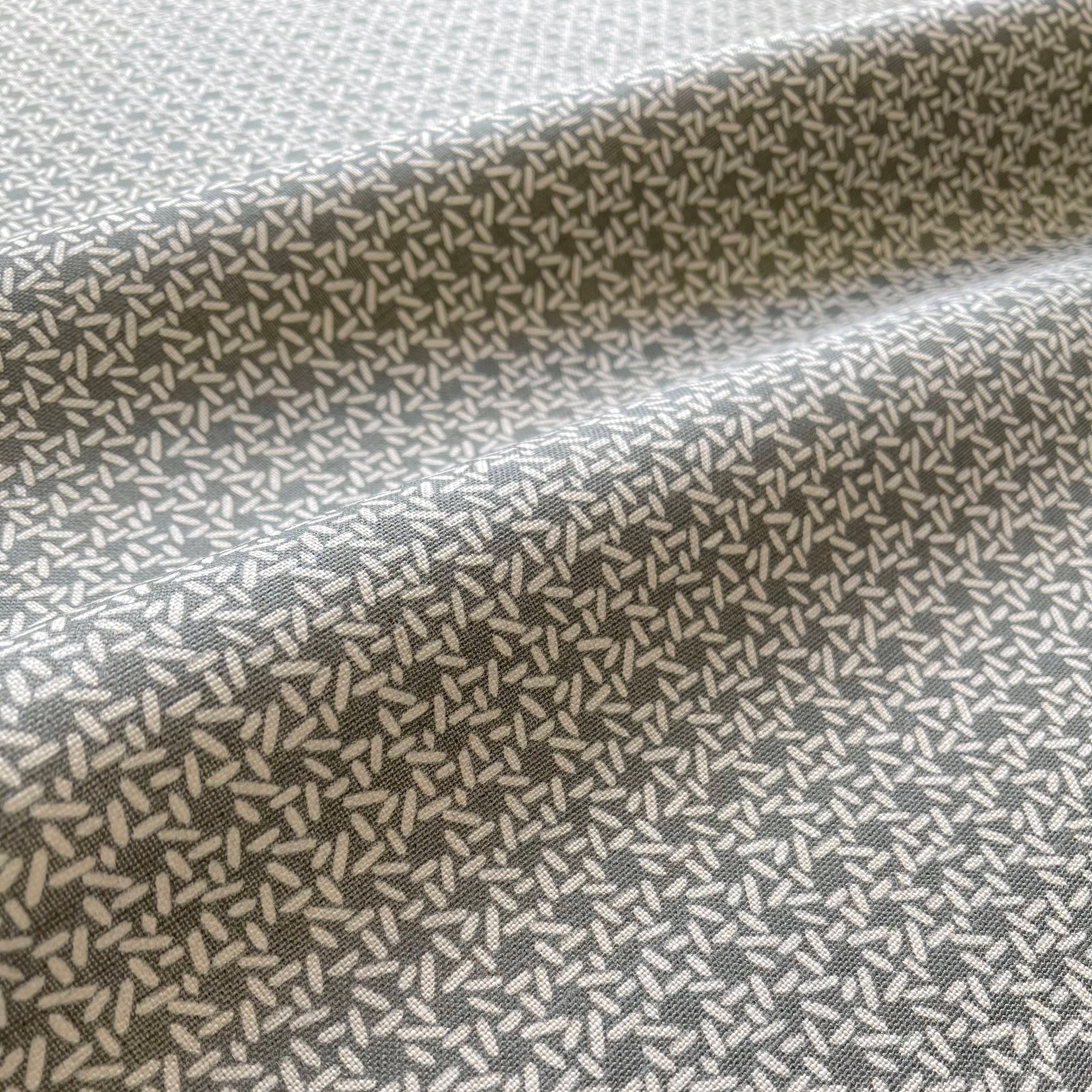 Carolina Rice fabric in Pine by Emily Daws – swatch view showing pattern and color details – Charleston fabric by the yard for interiors