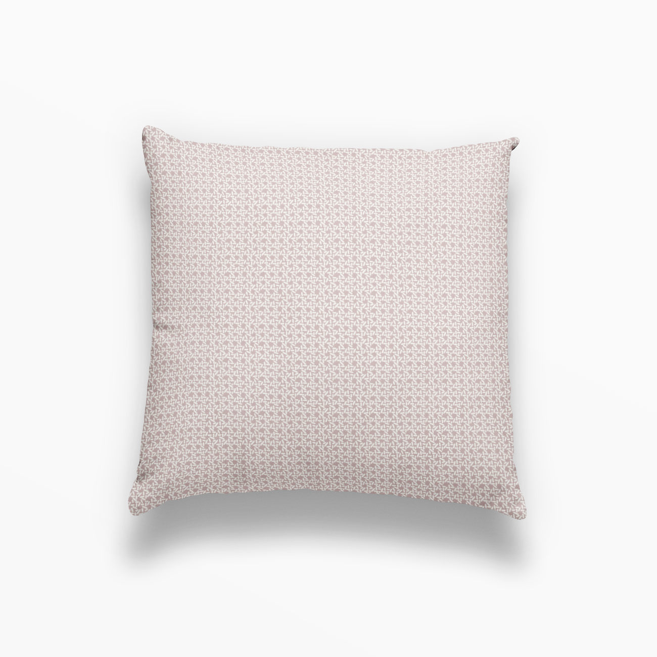 Carolina Rice pillow in Blush by Emily Daws – square throw pillow for layered Southern-style interiors