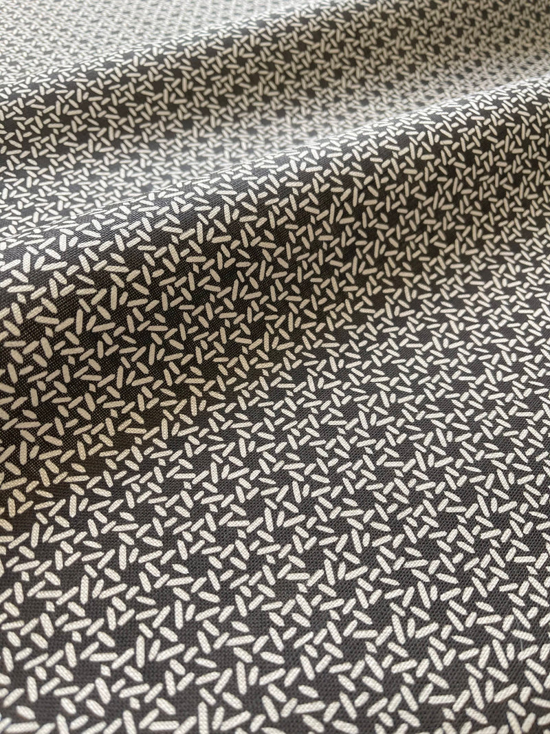 Carolina Rice Fabric in Onyx