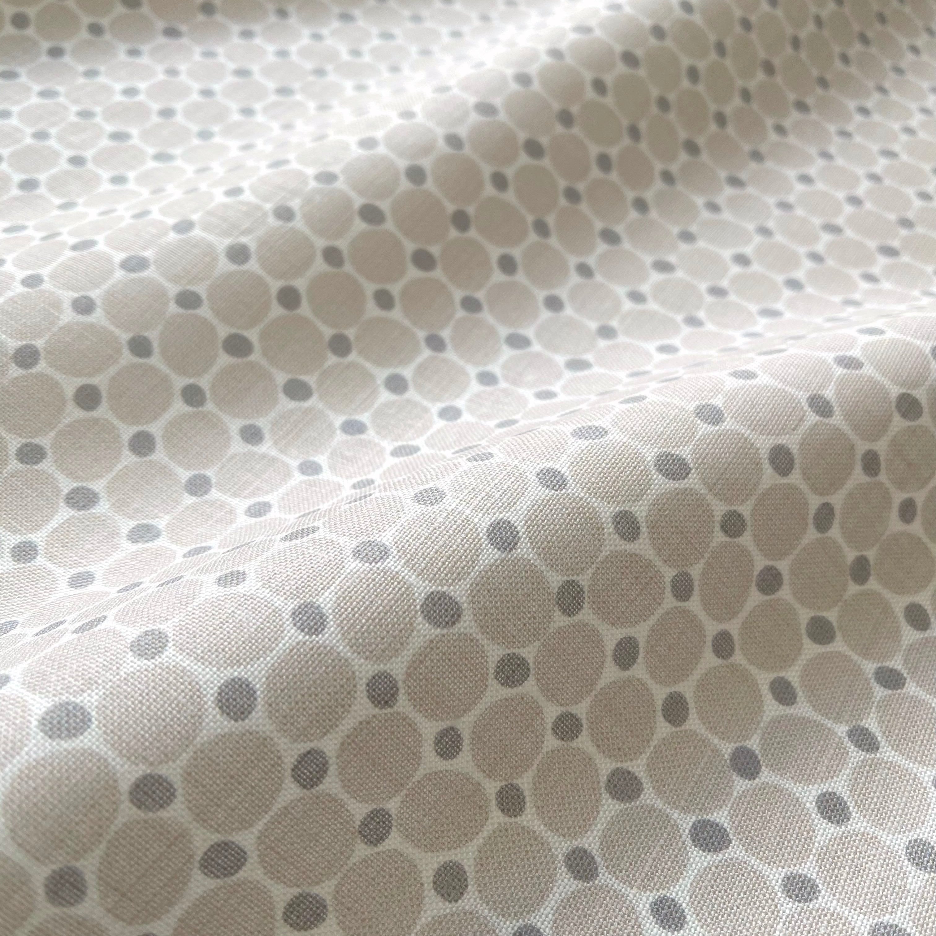Cobblestone fabric in Buff by Emily Daws — close-up detail of Belgian linen, Charleston Collection