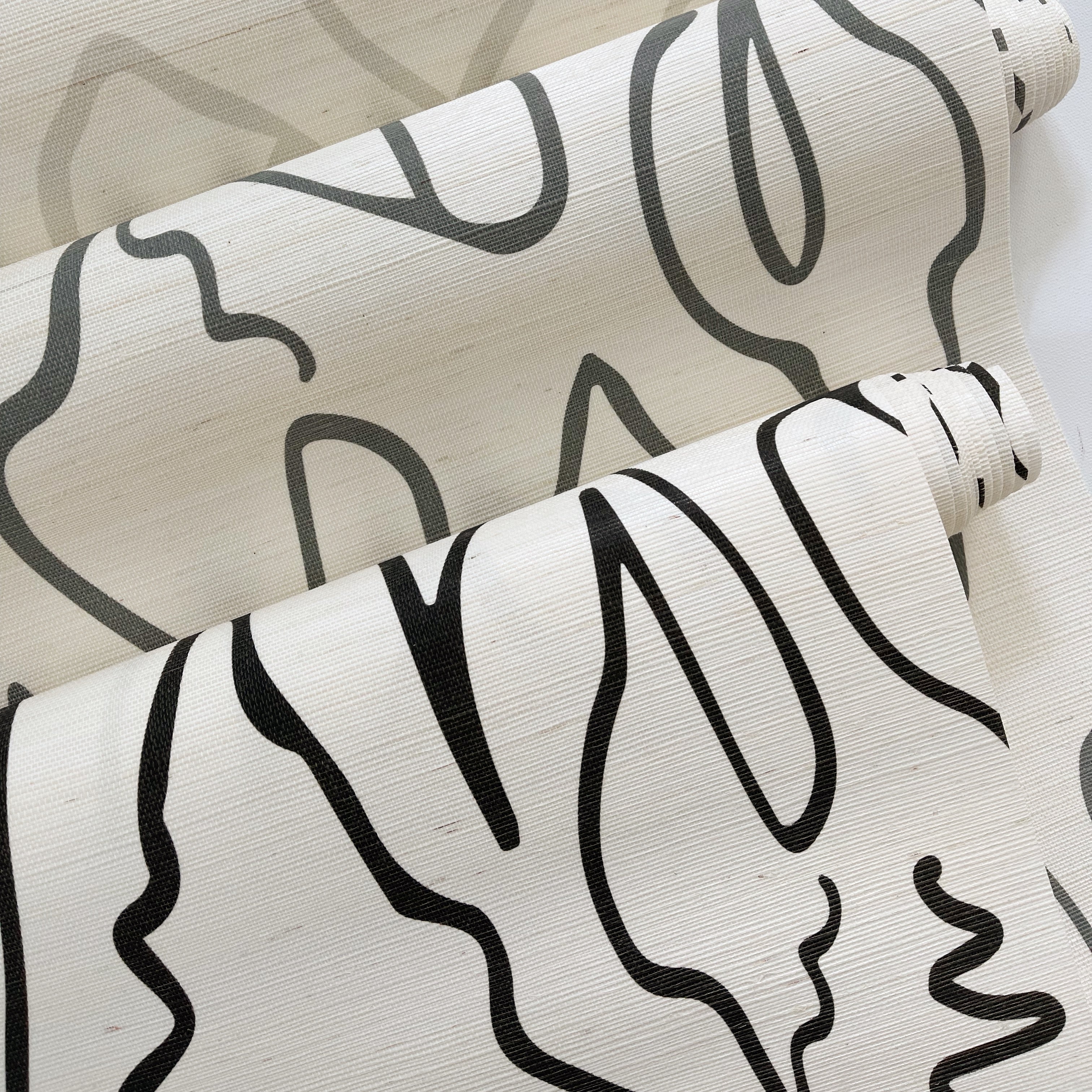 Handcrafted grasscloth wallcovering by Emily Daws, created for trade professionals and boutique interiors.

