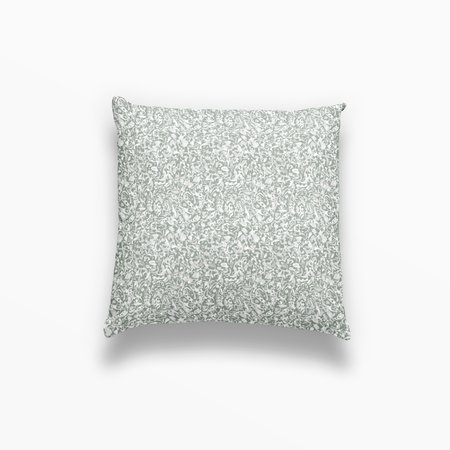 Estuary pillow in Artichoke by Emily Daws – square throw pillow for breezy, lowcountry-inspired living