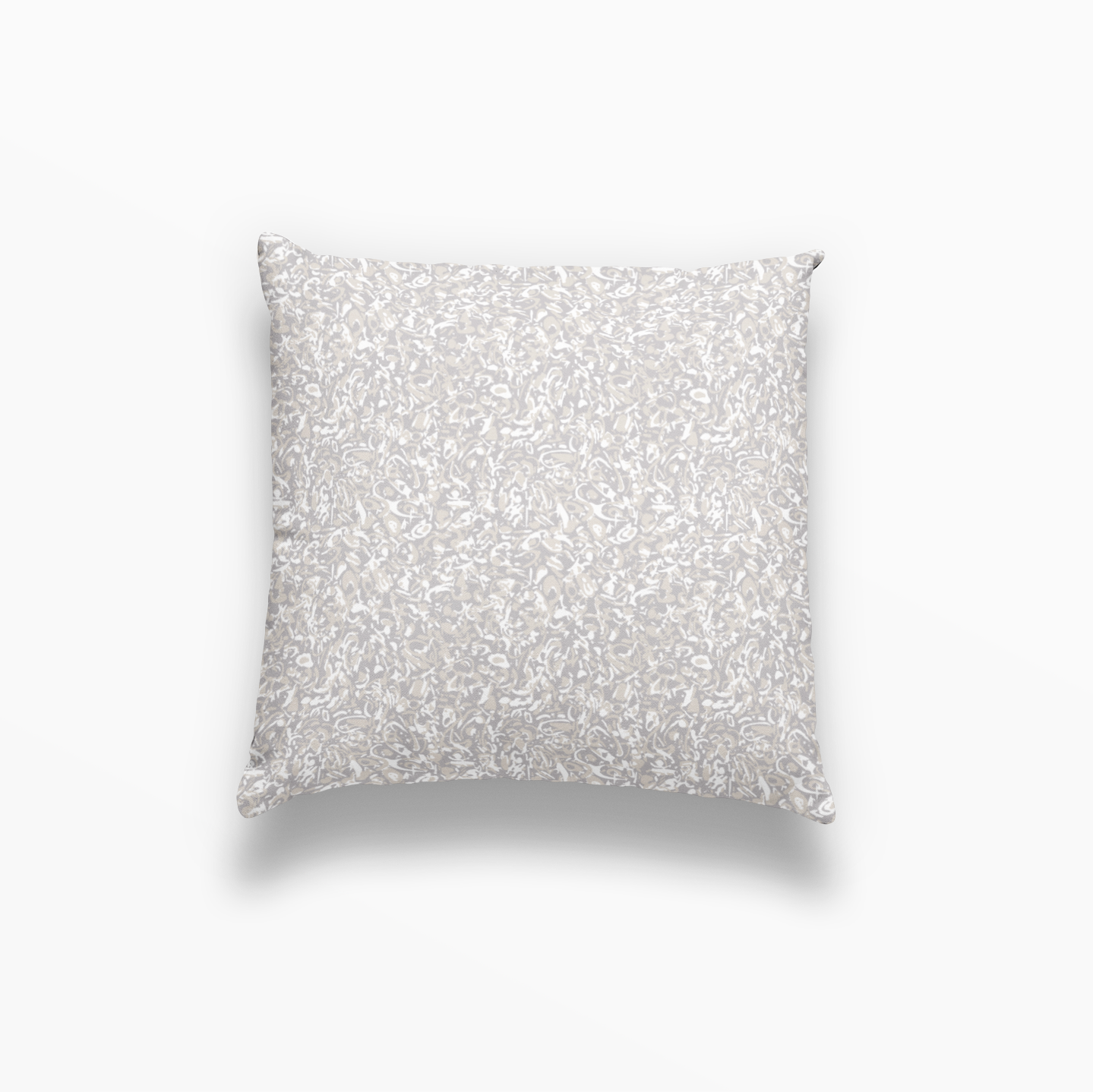Estuary pillow in Drift by Emily Daws – square throw pillow for breezy, lowcountry-inspired living