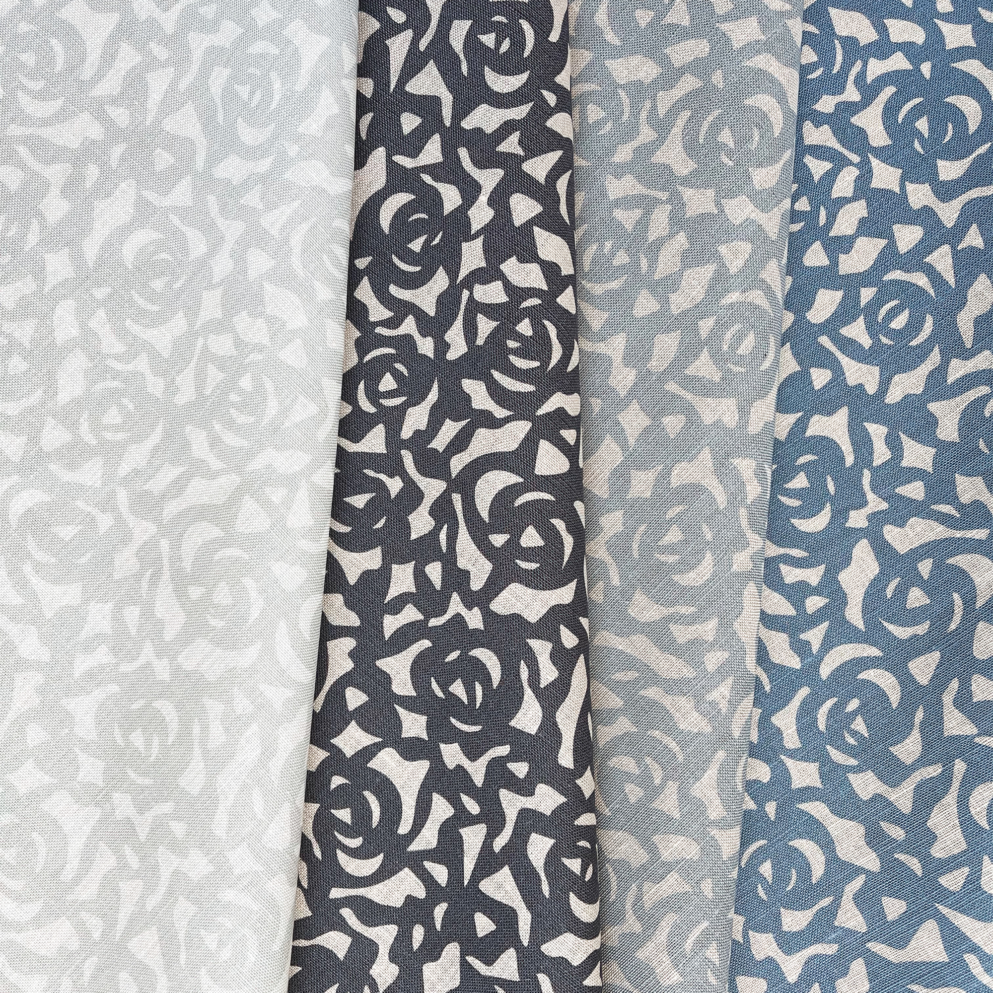 Gardenia fabric in Marina by Emily Daws – styled in a coastal-inspired interior for pillows or window treatments – Charleston fabric by the yard for interiors