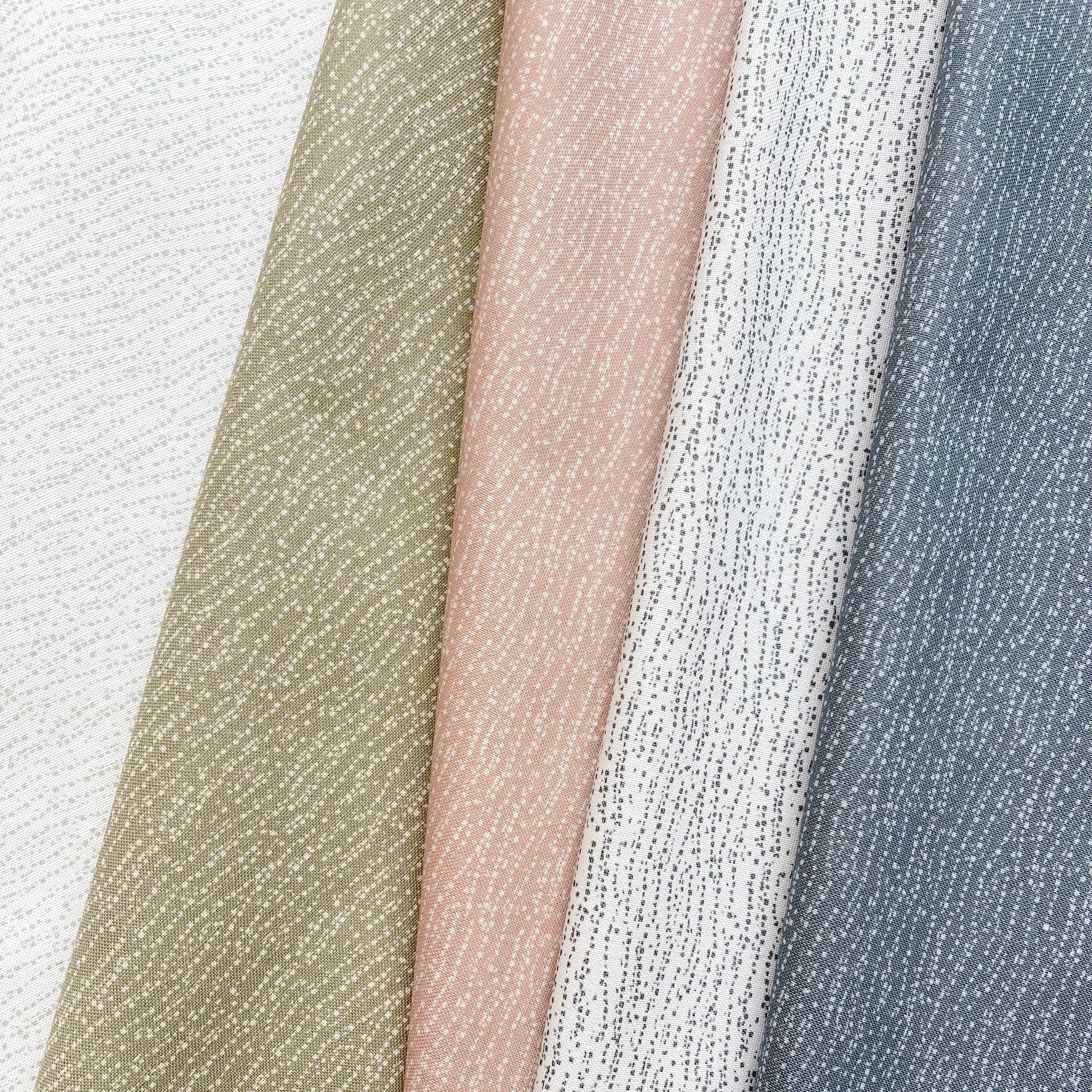 Harbor fabric in Camellia by Emily Daws styled in an interior — Waterways Collection