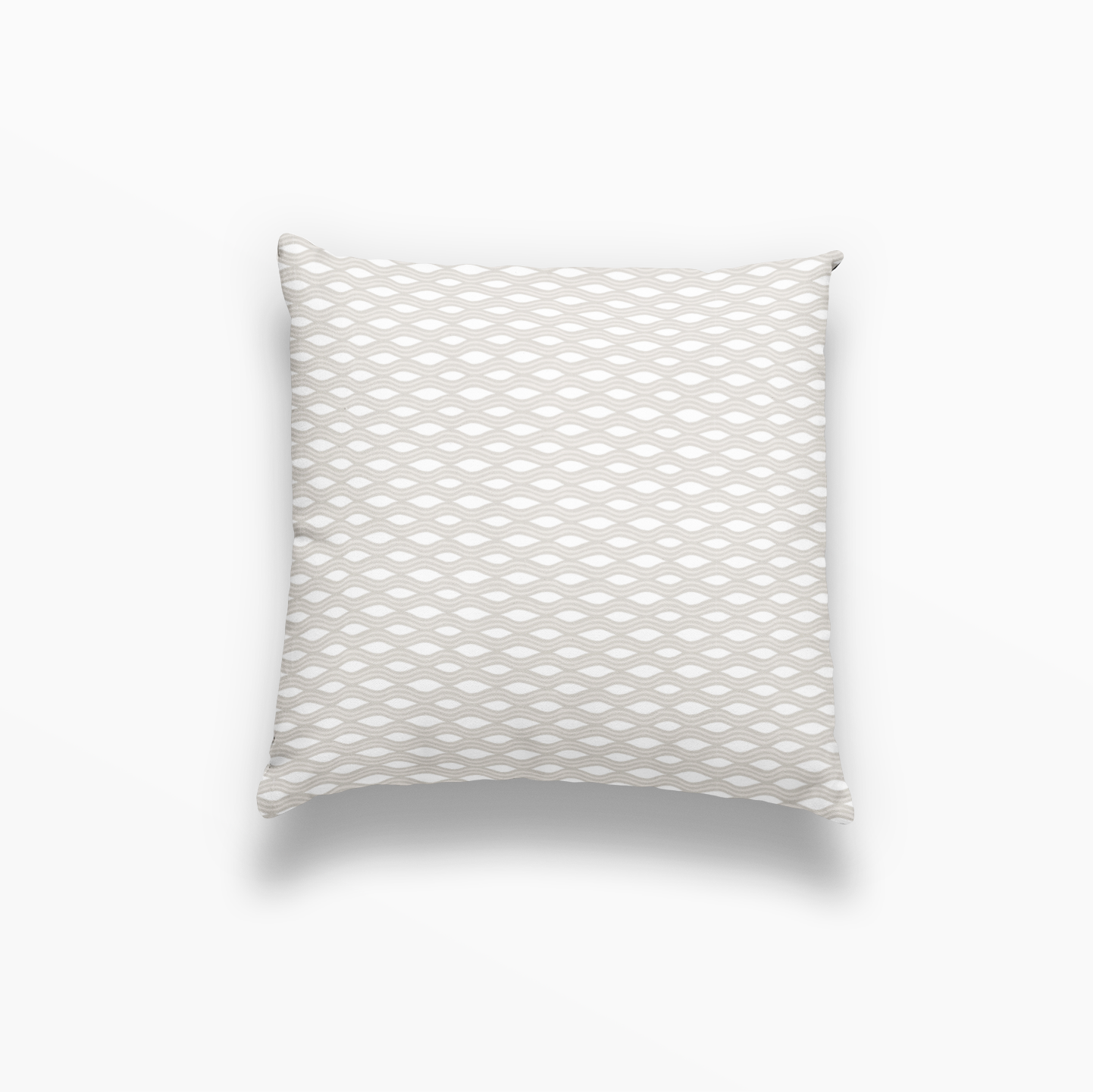 Inlet pillow in Beach by Emily Daws – square throw pillow for breezy, lowcountry-inspired living