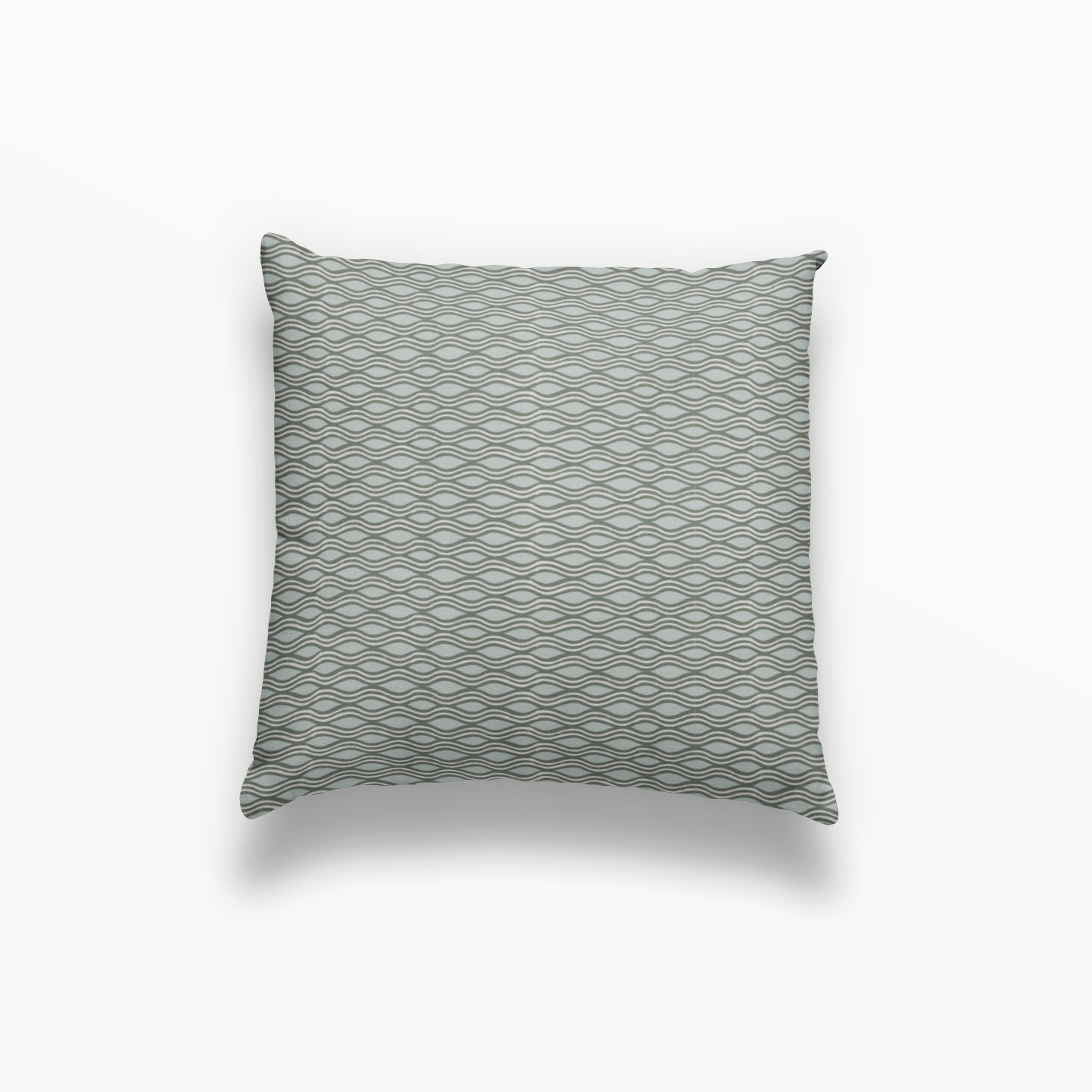 Inlet pillow in Juniper by Emily Daws – square throw pillow for breezy, lowcountry-inspired living