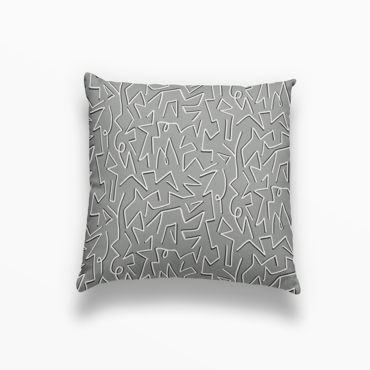 Decorative pillow by Emily Daws showcasing luxury textiles for artful interiors.
