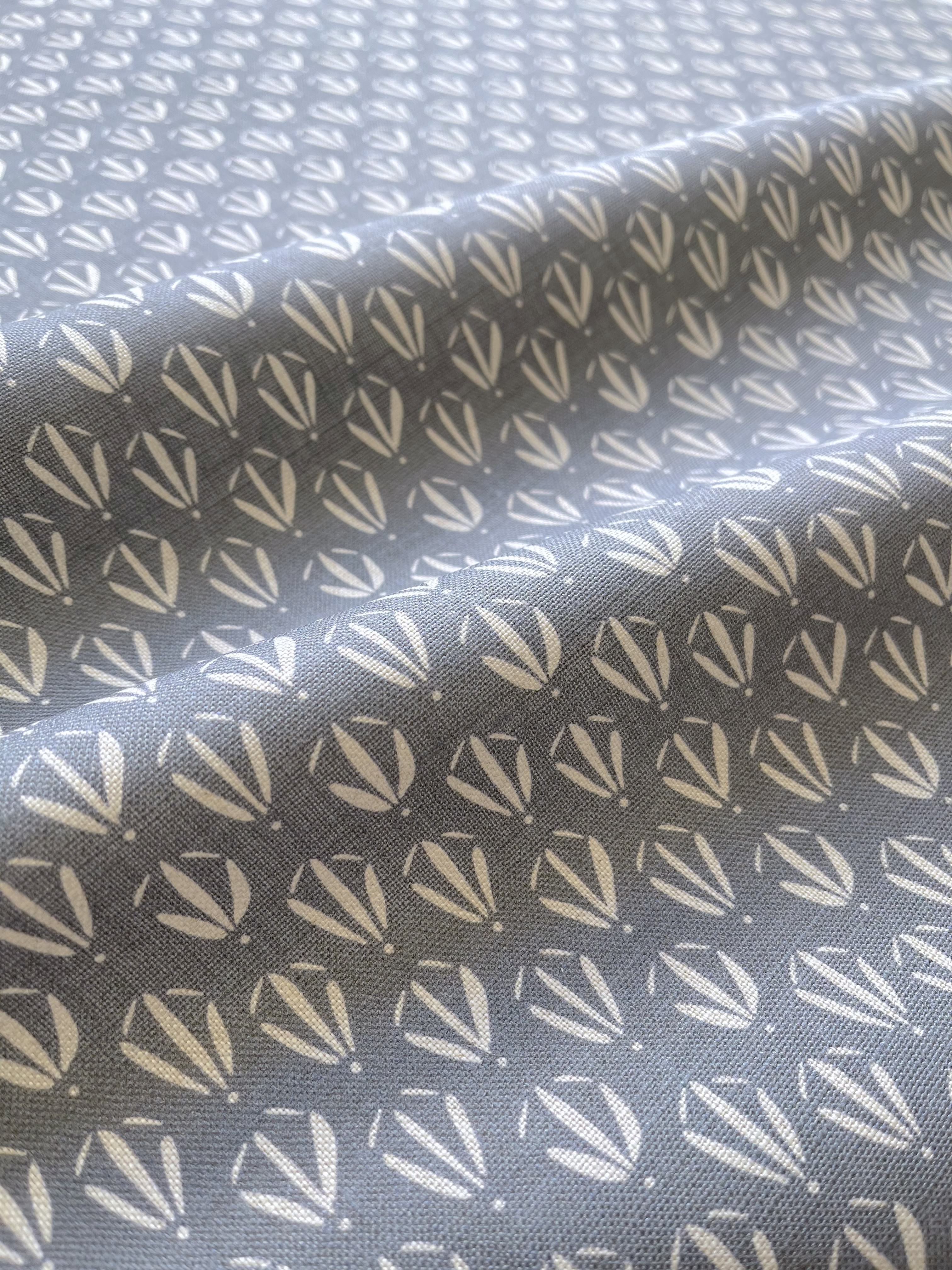 Kiawah fabric in Lake by Emily Daws – close-up showing natural fiber texture, ideal for beach house drapery or pillows – Sea Island fabric collection; luxury coastal fabric by the yard for interiors