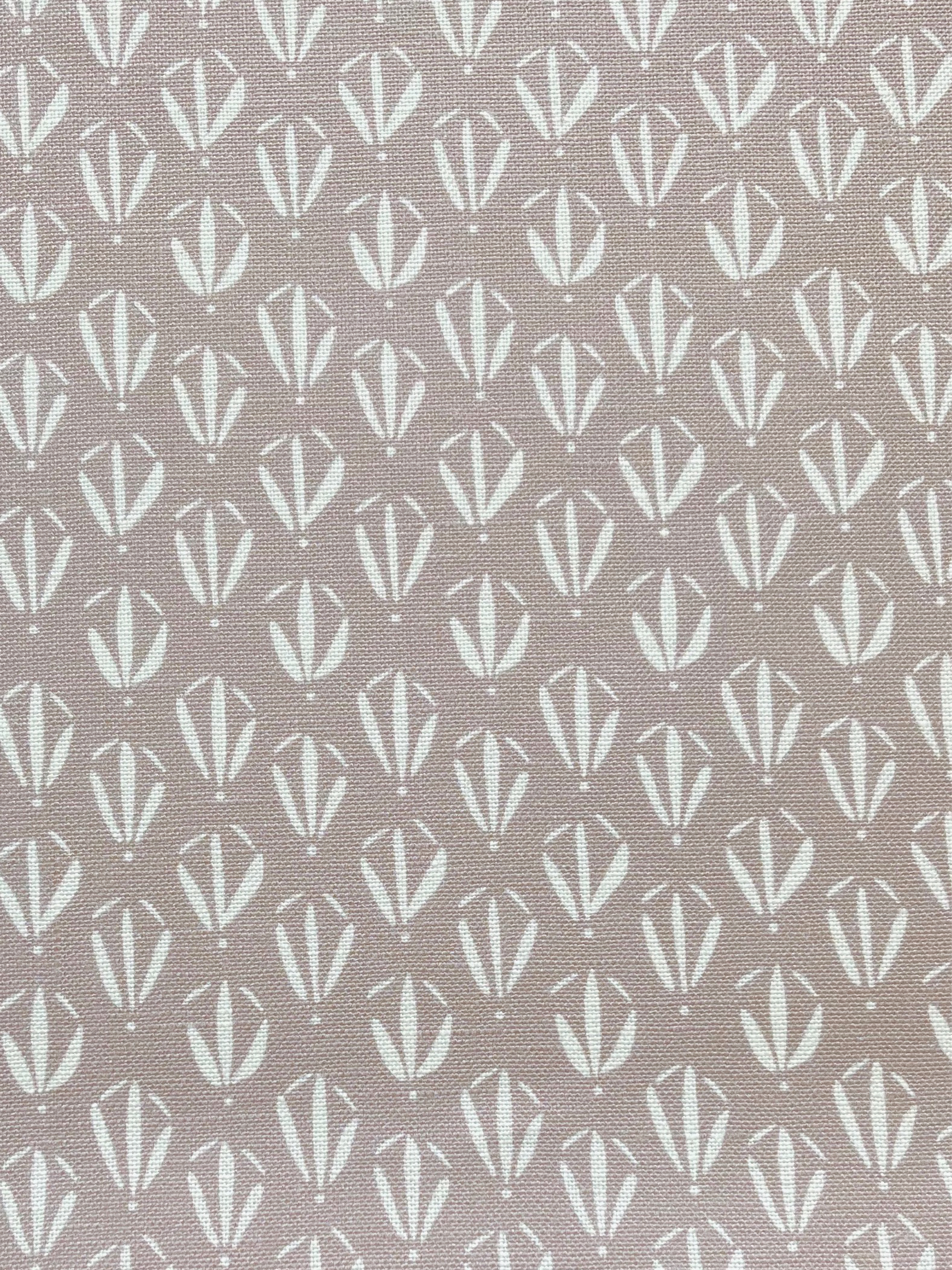 Kiawah fabric in Rosewood by Emily Daws – close-up showing natural fiber texture, ideal for beach house drapery or pillows – Sea Island fabric collection; luxury coastal fabric by the yard for interiors