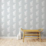 Palmetto Wallpaper in Haint Blue