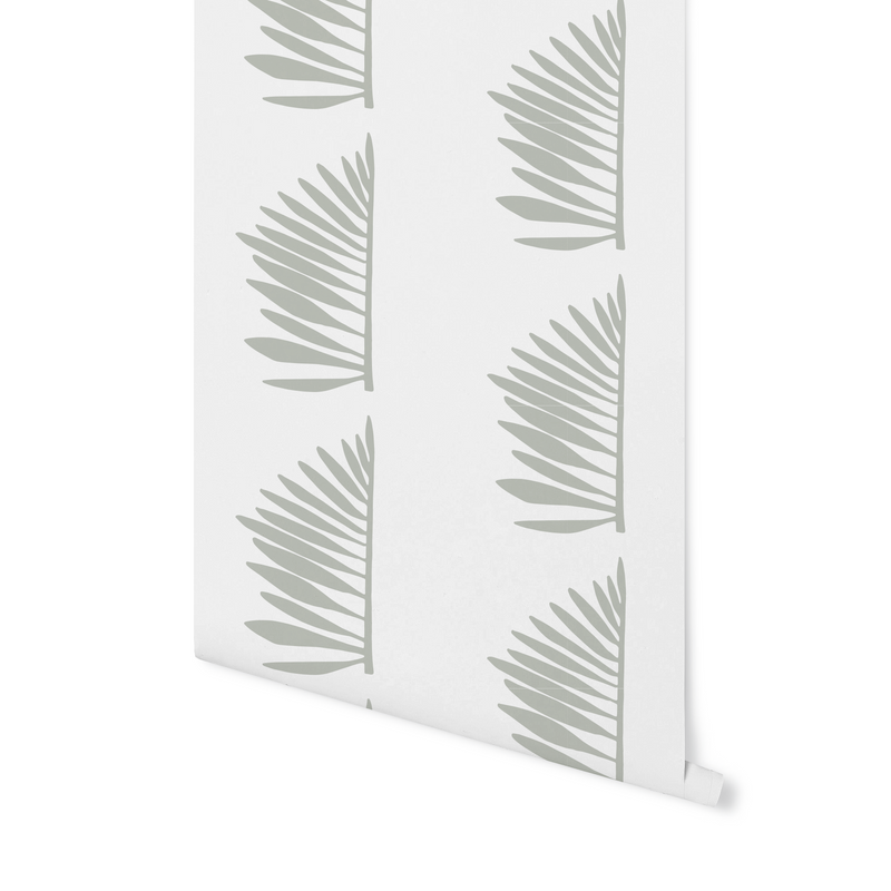 Palmetto Wallpaper in Leaf