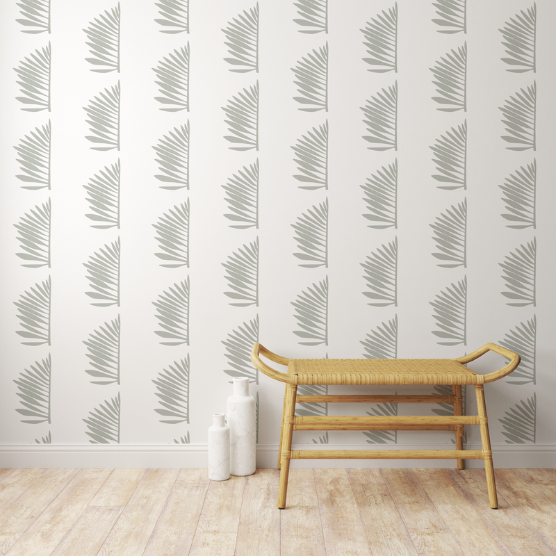 Palmetto Wallpaper in Leaf