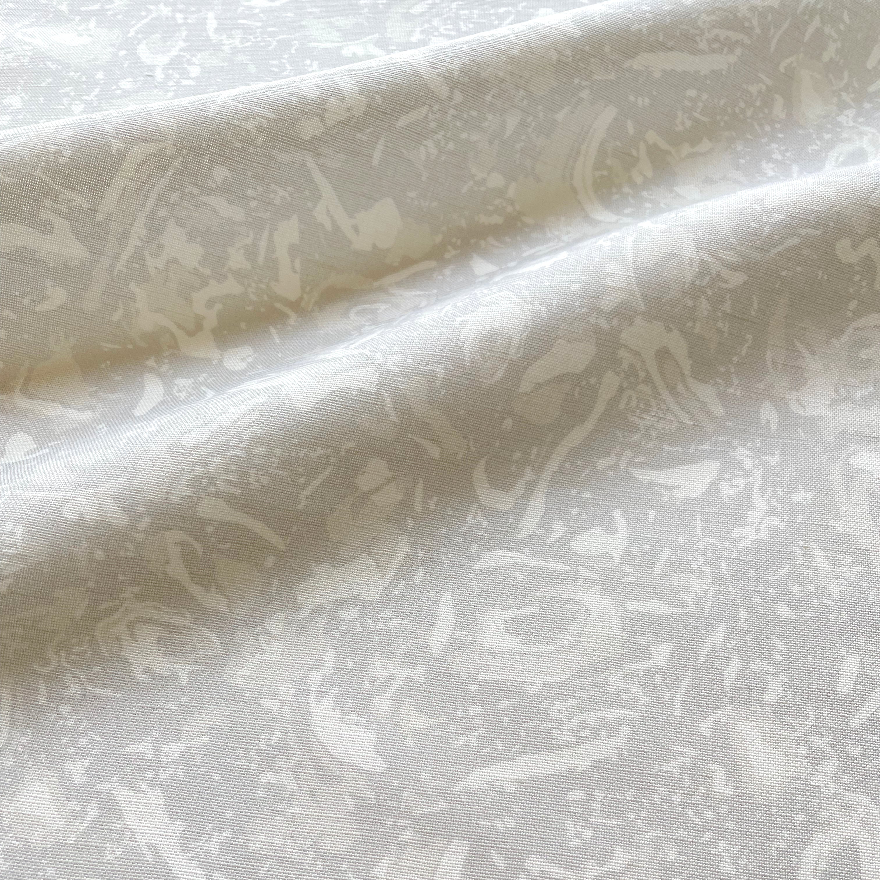 River Reef fabric in Marble by Emily Daws – close-up detail highlighting texture and linen weave, ideal for upholstery or drapery – Waterways fabric collection; Charleston luxury fabric by the yard for interiors and coastal homes