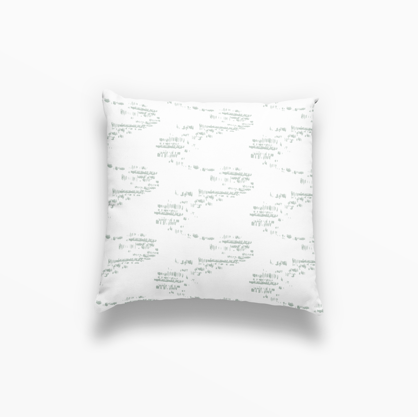 Salt Marsh pillow in Laurel by Emily Daws – square throw pillow for breezy, lowcountry-inspired living