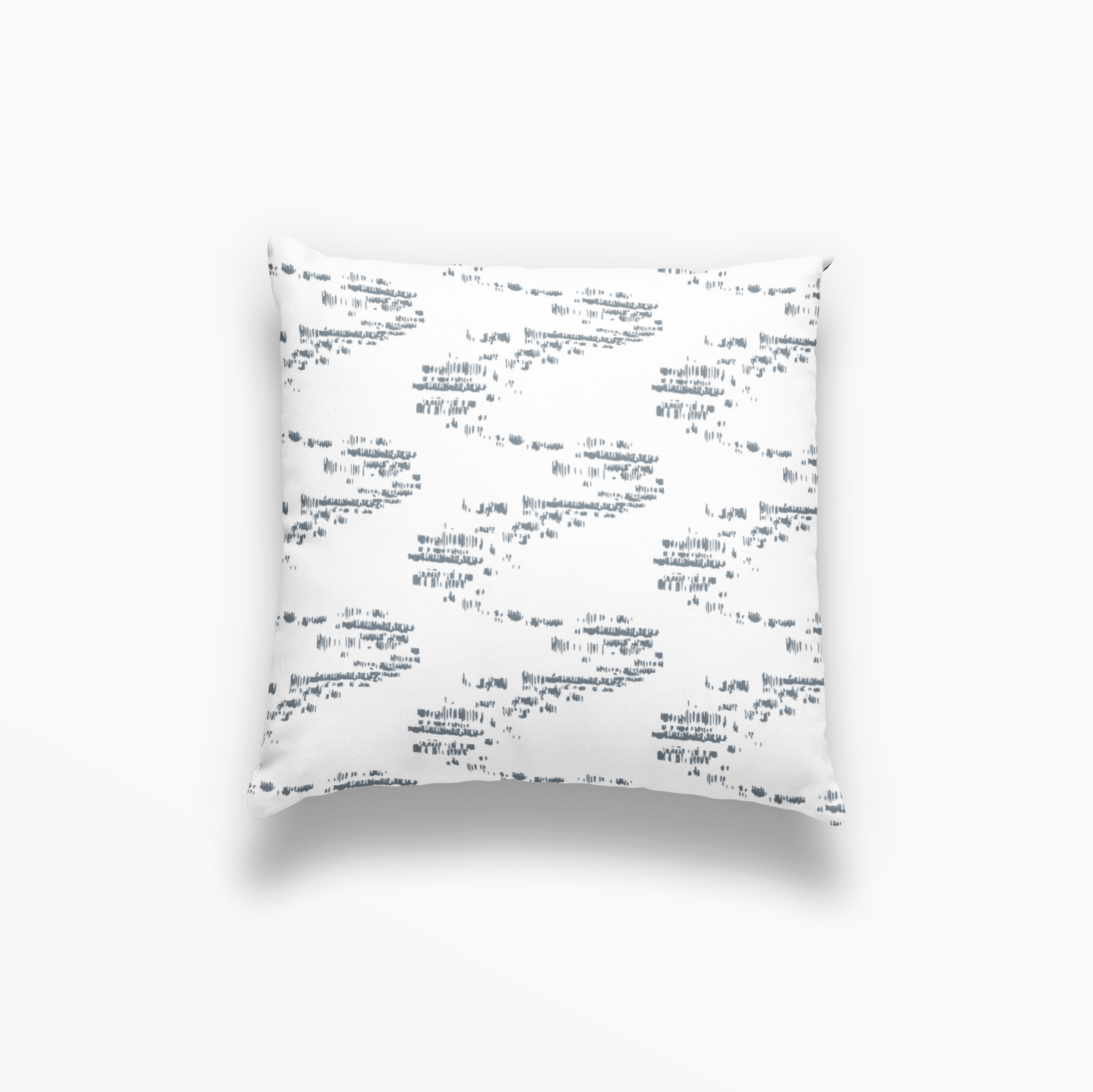 Salt Marsh pillow in Navy by Emily Daws – square throw pillow for breezy, lowcountry-inspired living