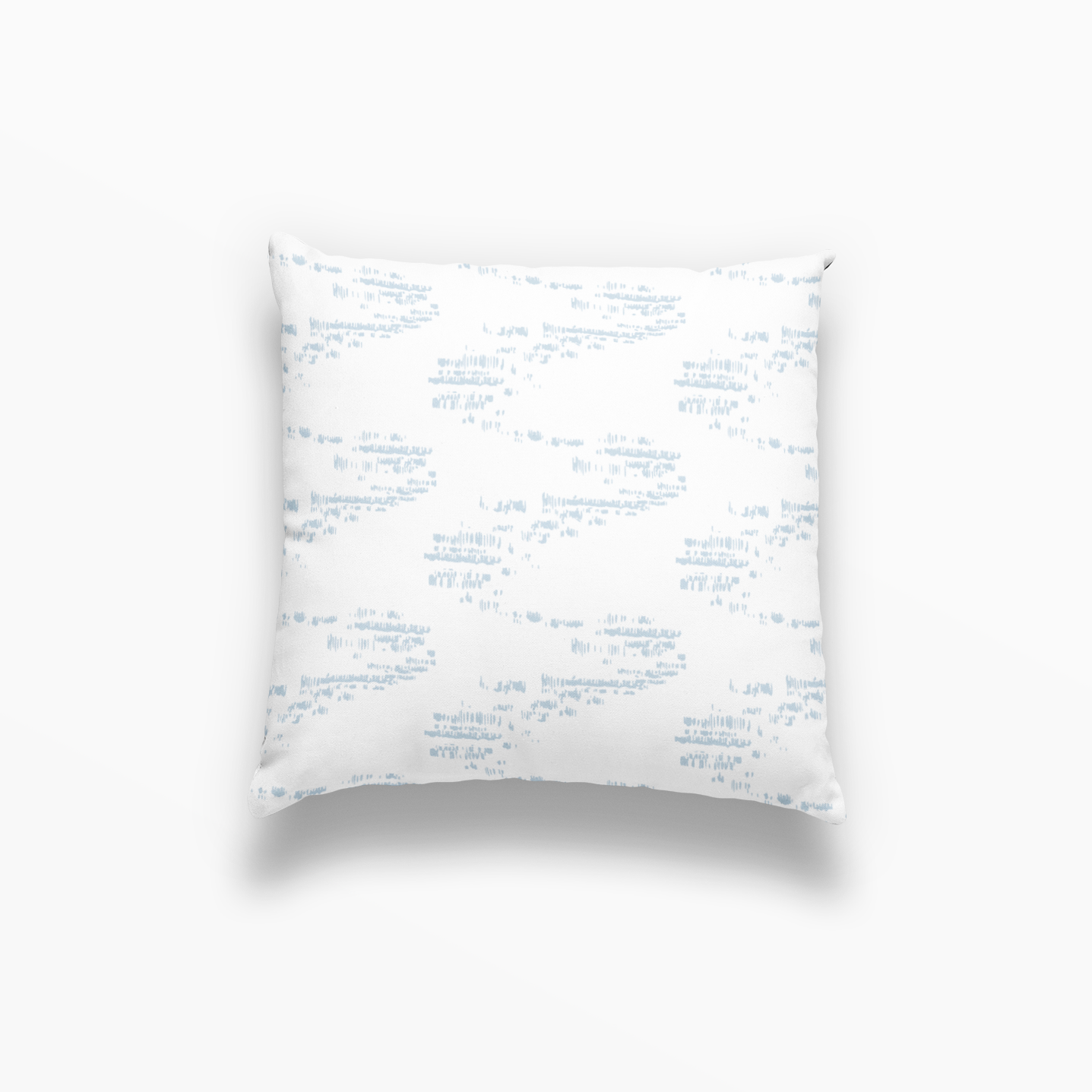 Salt Marsh pillow in Shallow by Emily Daws – square throw pillow for breezy, lowcountry-inspired living