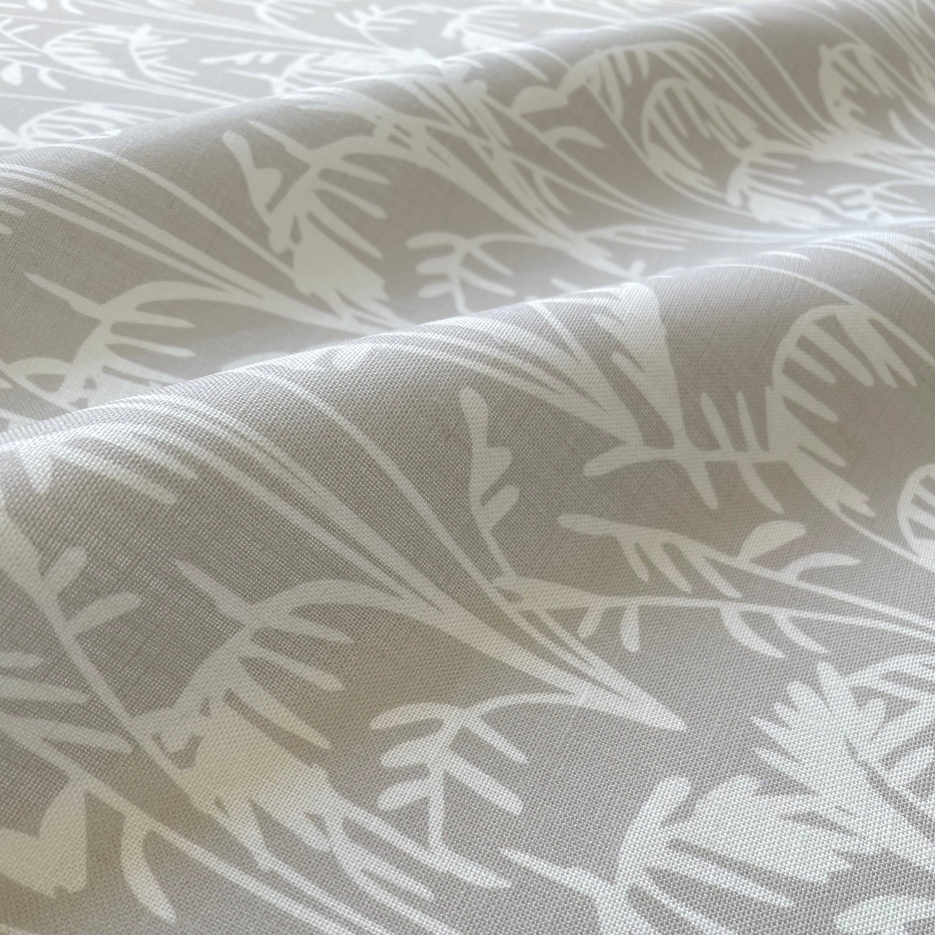 Seabrook Ii fabric swatch in Sand by Emily Daws — 6x6 Belgian linen sample, Sea Island Collection