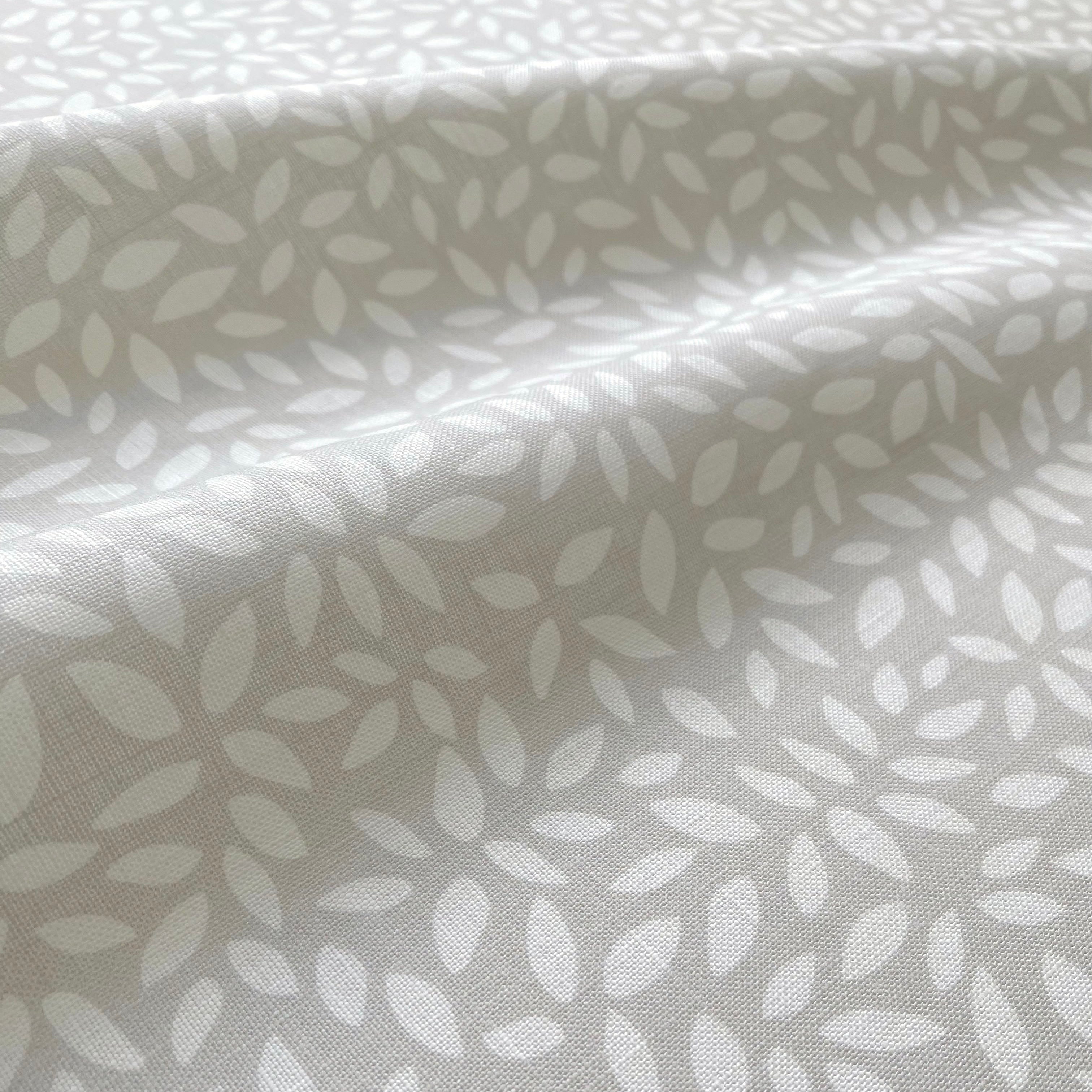 Wadmalaw fabric in Oat by Emily Daws – close-up showing natural fiber texture, ideal for beach house drapery or pillows – Sea Island fabric collection; luxury coastal fabric by the yard for interiors