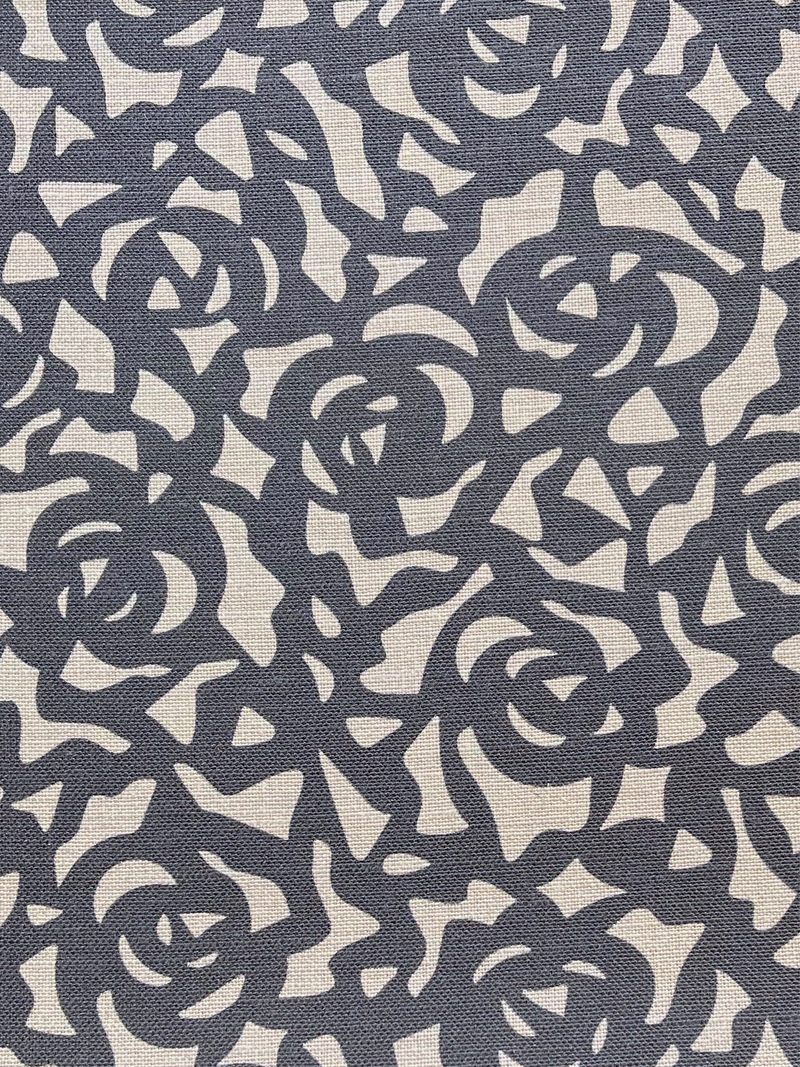 Gardenia Fabric in Indigo