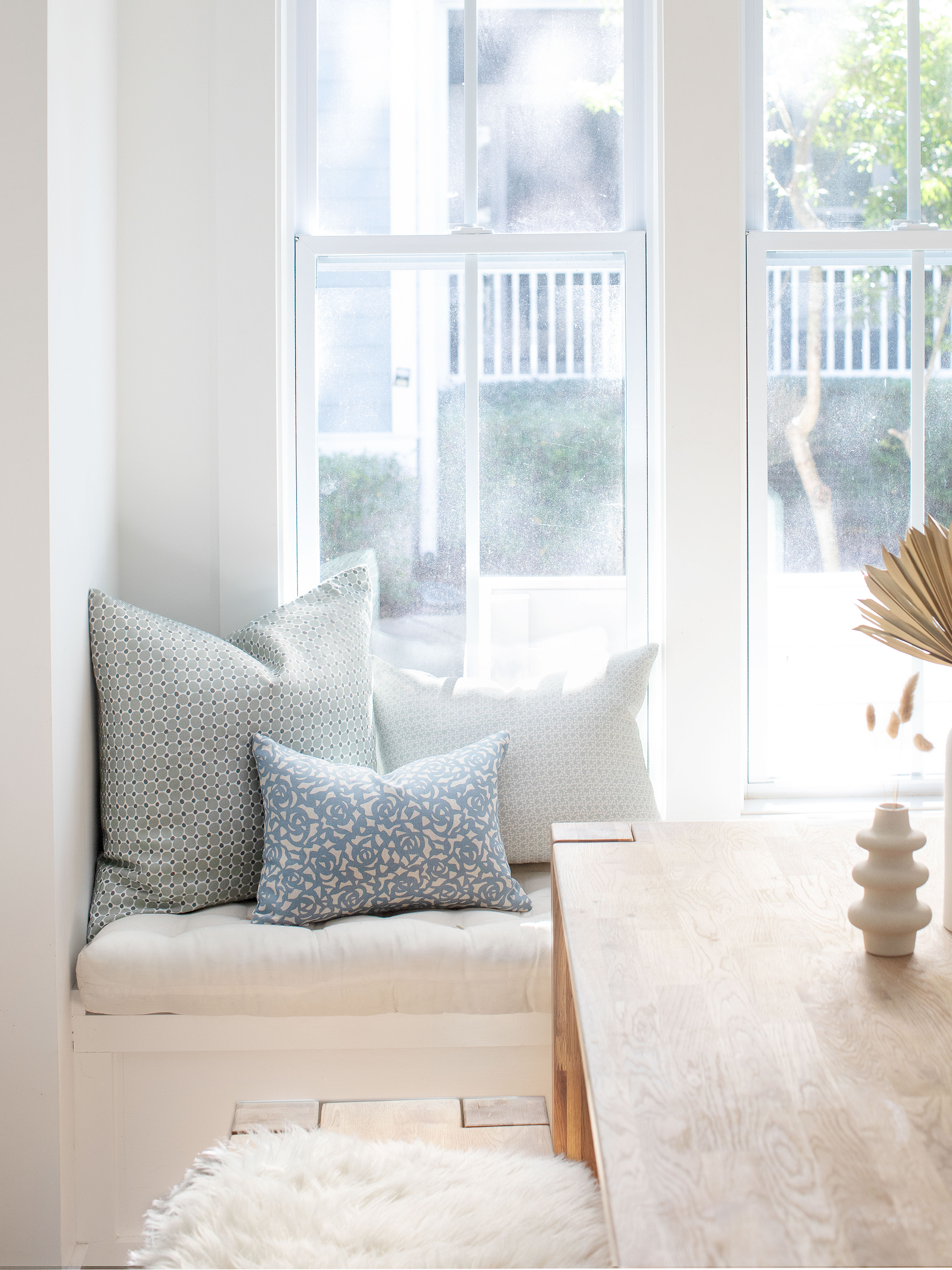 Carolina Rice Pillow in Pear