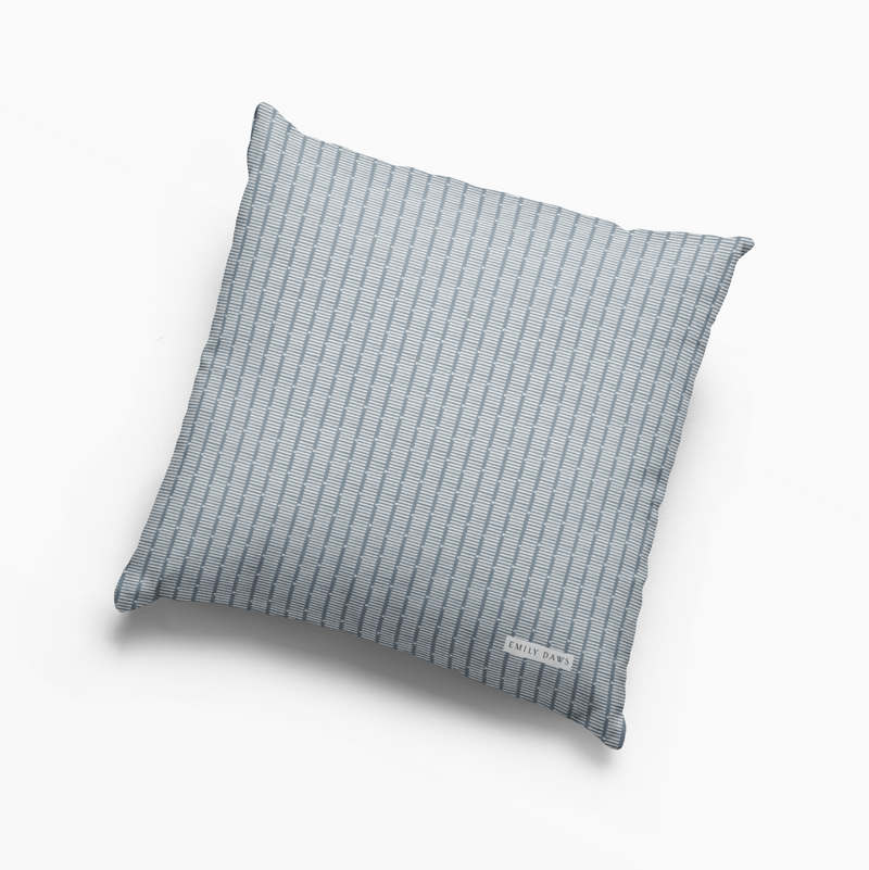 Jetty Pillow in Cooper Blue