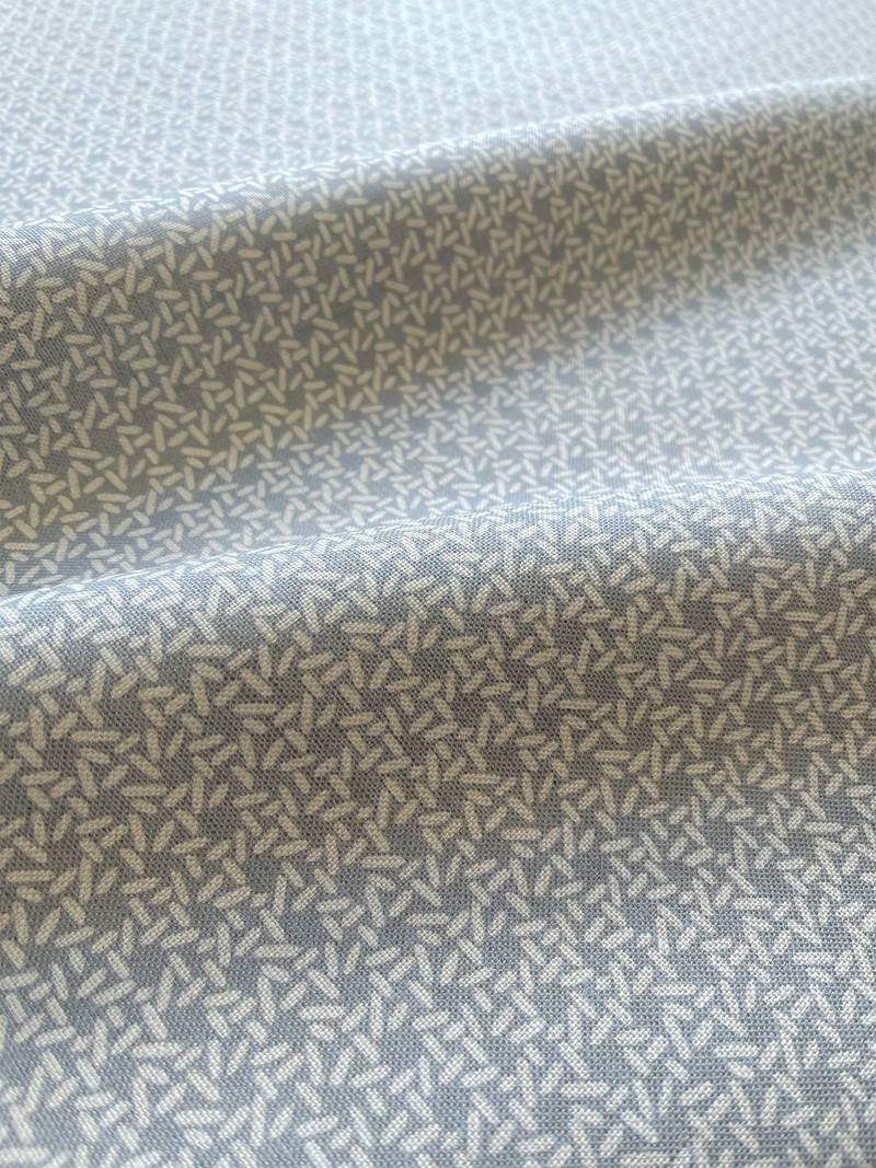 Carolina Rice Fabric in Chambray